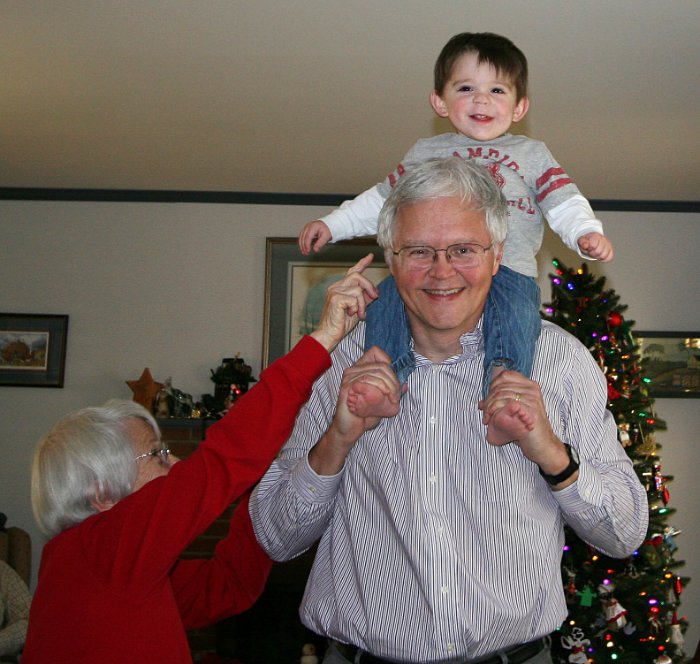 Up on P-Paw's Shoulders